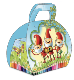 Kuferek 8 krasnoludki trzy