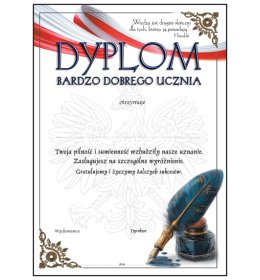 Dyplom bardzo dobrego ucznia A796