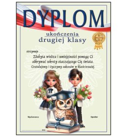 Dyplom ukończenia drugiej klasy A761