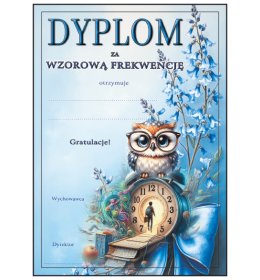 Dyplom za frekwencję A796