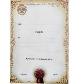 Dedykacja do nagród książkowych J44