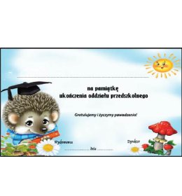 Dedykacja do nagrody książkowej J206