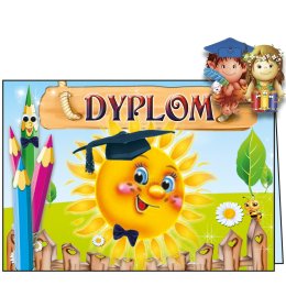 Dyplom ukończenia przedszkola C08P1 dzieci