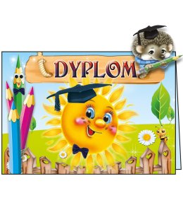 Dyplom ukończenia przedszkola C08P18 jeżyk