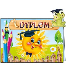Dyplom ukończenia przedszkola C08P17 żabka