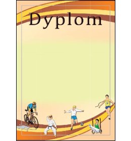 Dyplom sportowca A1077