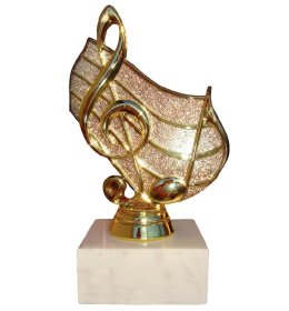 Trofeum klusz wiolinowy 16 cm RP288