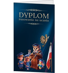 Dyplom mini teczka pasowania na ucznia TC940