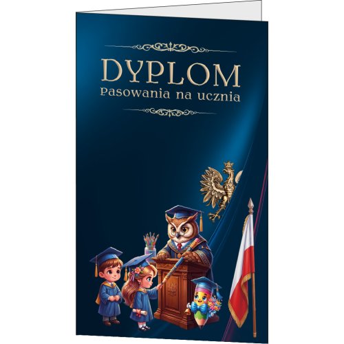 Dyplom mini teczka pasowania na ucznia TC940