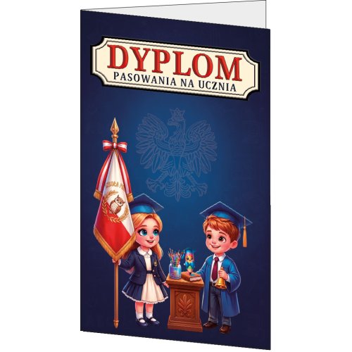 Dyplom mini teczka pasowania na ucznia TC939