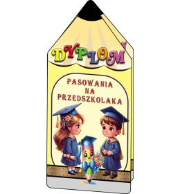  Dyplom pasowania na przedszkolaka C157