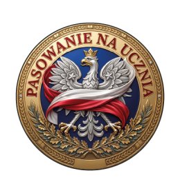 Znaczek pasowanie na ucznia E701