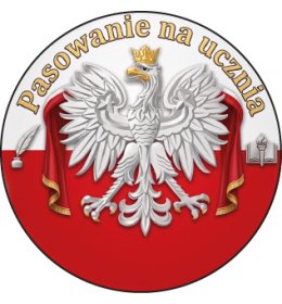 Znaczek pasowanie na ucznia E702