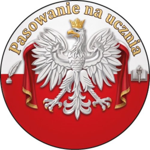 Znaczek pasowanie na ucznia E702