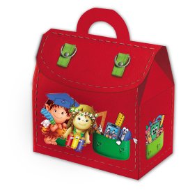 Domek R-1 skrzaty - opakowanie na słodycze