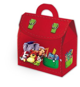 Domek R-2 zwierzaki - opakowanie na słodycze
