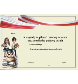 Dedykacja do nagród książkowych J236