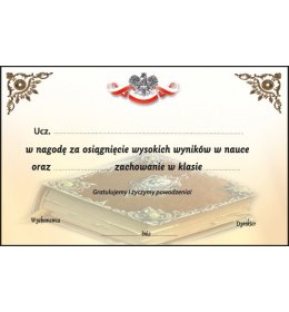 Dedykacja do nagrody książkowej J67