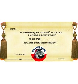 Dedykacja do nagrody książkowej J04