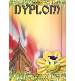 Dyplom angielski  A165