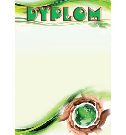 Dyplom konkurs ekologiczny A648