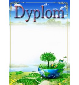 Dyplom konkurs ekologiczny A665