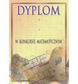 Dyplom konkurs matematyczny A928