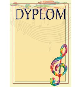 Dyplom konkurs muzyczny A1114