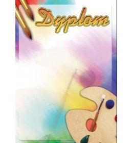 Dyplom konkurs plastyczny A558