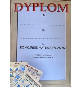 Dyplom matematyczny A209OLD