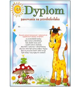 Dyplom pasowania na przedszkolaka B03