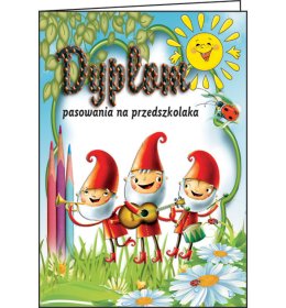 Dyplom pasowania na przedszkolaka C901OLD