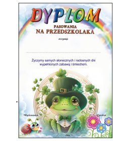 Dyplom pasowania na przedszkolaka B44