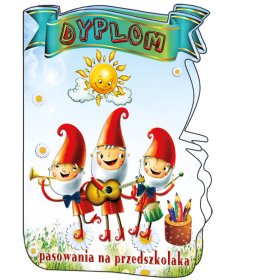 Dyplom pasowania na przedszkolaka C901