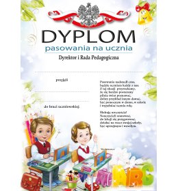 Dyplom pasowania na ucznia A08