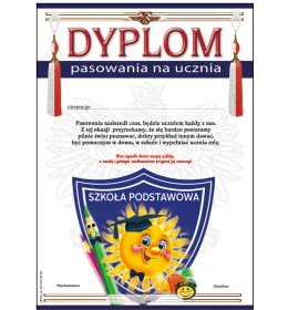 Dyplom pasowania na ucznia A1166