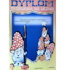 Dyplom pasowania na ucznia B40 OLD