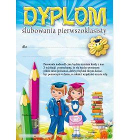 Dyplom ślubowania pierwszoklasisty B15