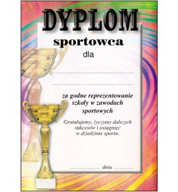 Dyplom sportowca A249