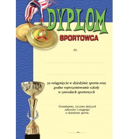 Dyplom sportowca A882