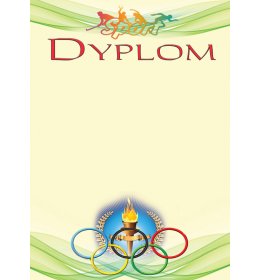 Dyplom sportowca A956