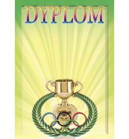 Dyplom sportowy A959