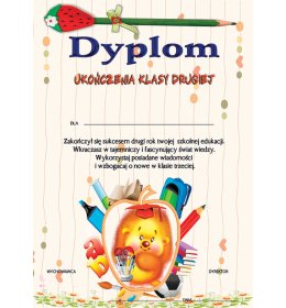 Dyplom ukończenia 2 klasy A1012