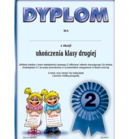 Dyplom ukończenia 2 klasy A552