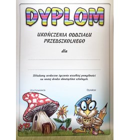Dyplom ukończenia oddziału przedszkolnego A595OLD