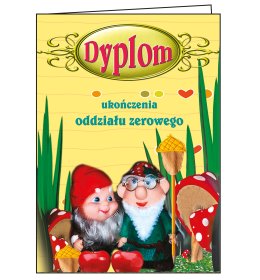 Dyplom ukończenia oddziału zerowego C526