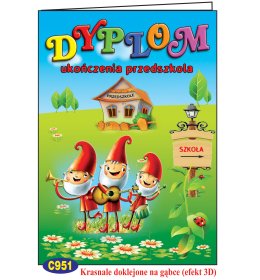 Dyplom ukończenia przedszkola C10P8