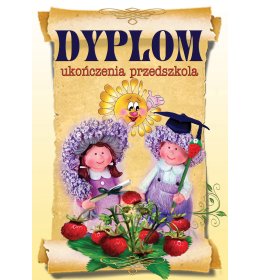 Dyplom ukończenia przedszkola C621