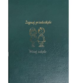 Dyplom ukończenia przedszkola L11 ciemna zieleń