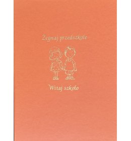 Dyplom ukończenia przedszkola L11 pomarańczowy